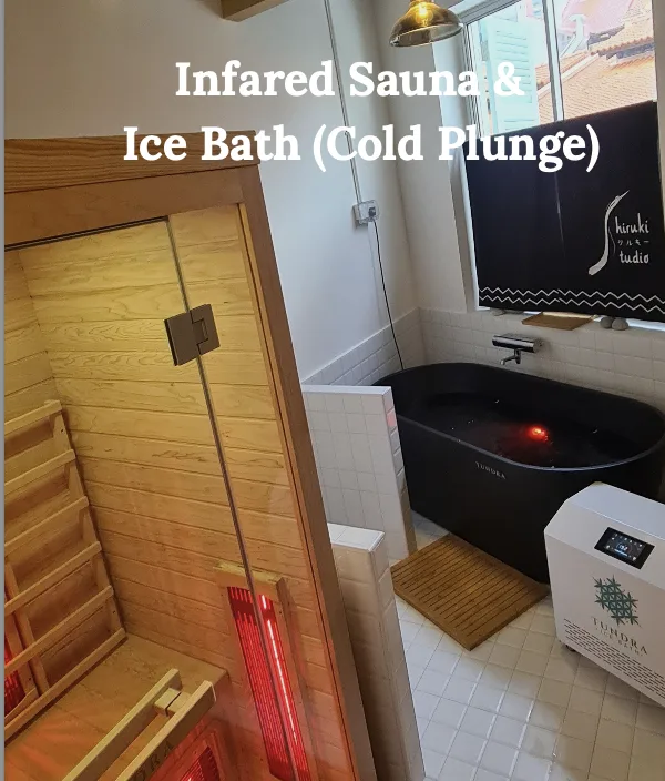 Shiruki Studio Ultrasonic Bubble Bath, Ice Bath, Infrared Sauna